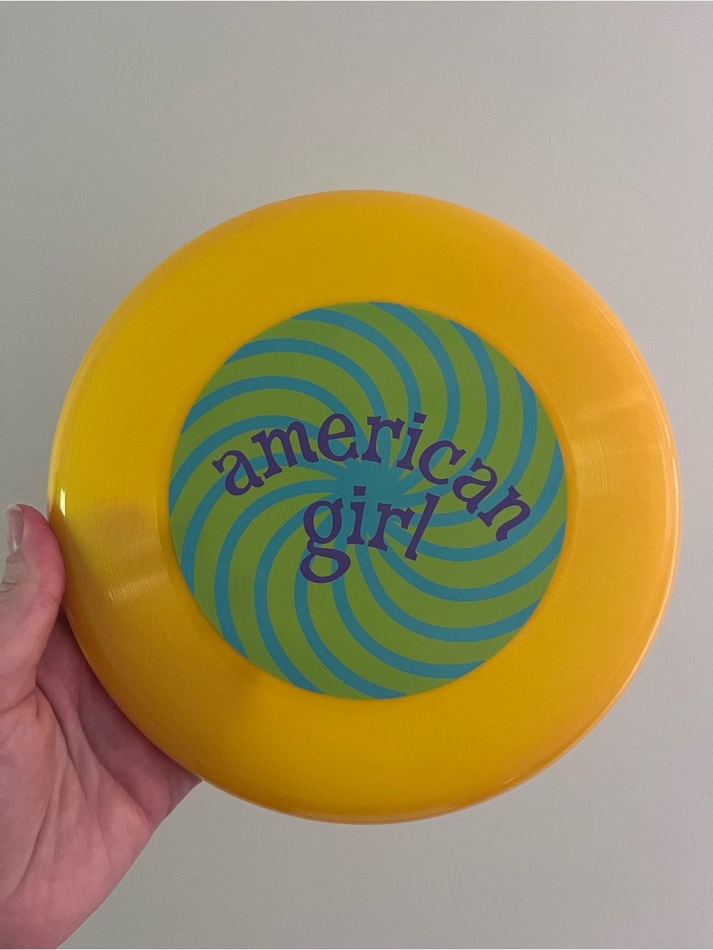 American Girl Frisbee
